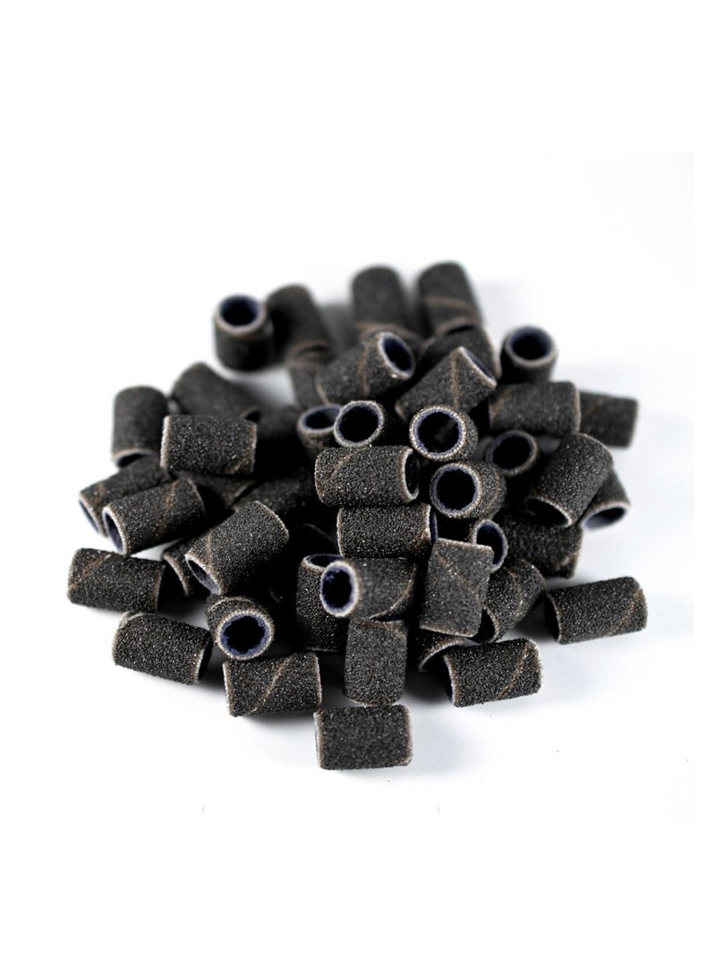 برونسون Sanding Bands for Nail Drill Bits Nail Drill File Manicure Tool 100pcs Grit 240 - Image 1