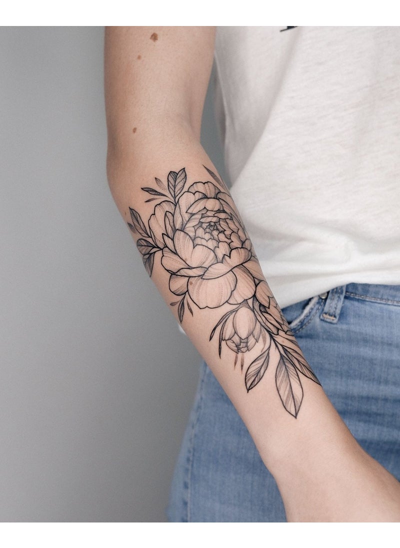 BP Tattoo - Crisp Realistic Flower Tattoo - Image 1