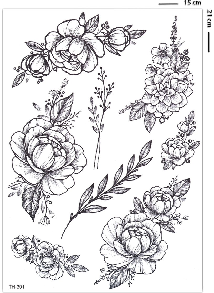 BP Tattoo - Crisp Realistic Flower Tattoo - Image 1