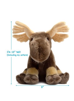 VIAHART Viahart Martin The Moose Soft Plush Toy for Kids | Huggable Stuffed Animals| Fluffy Toys for Baby, Children, Toddler | Polyester Fabric | Polypropelene Filling | Recommended Age 3+  - Image 2