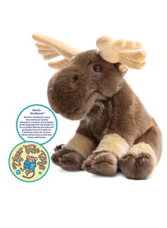 VIAHART Viahart Martin The Moose Soft Plush Toy for Kids | Huggable Stuffed Animals| Fluffy Toys for Baby, Children, Toddler | Polyester Fabric | Polypropelene Filling | Recommended Age 3+  - Image 3
