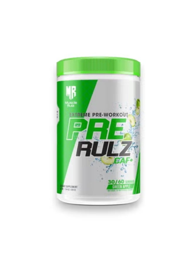 بري رولز كاف+، مكمل ما قبل التمرين المتطرف، بنكهة التفاح الأخضر، 330 جرام