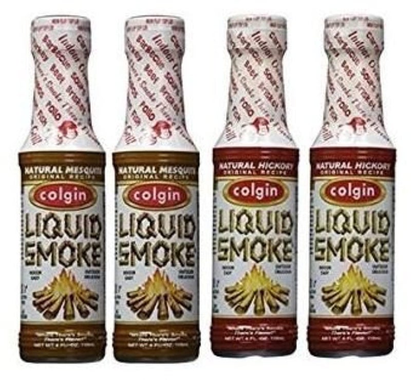 colgin Colgin Gourmet Liquid Smoke - Natural Mesquite (2 Pack), Natural Hickory 4 Fl Oz (Pack of 4) 