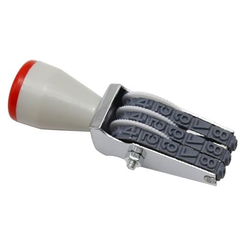 EATAKWARD 3 Digit Number Stamp,Adjustable Digit Rubber Changeable Number Stamp Numerical Multi- Functional Creative Price Tag Rotating Symbol Business - Image 1