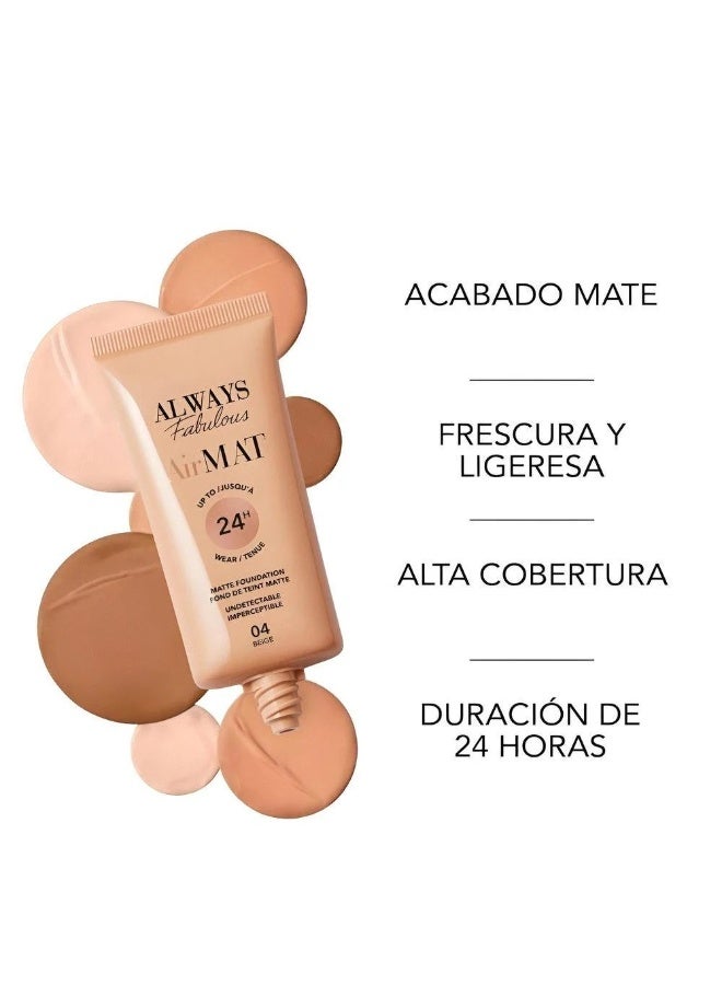 Air Mat Foundation 24H 04 Beige - Image 2