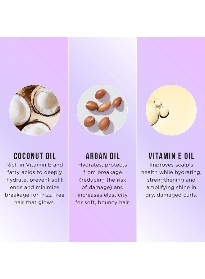 HASK Curl Care Moisturizing Shampoo 355 Ml | With Argan, Coconut Oil | For Frizzy & Curly Hair | Free Of Sulfates & Paraben - Image 4