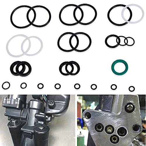 Camoo Tilt Trim Seal Kit 1997 & Up 115225FS Fast Strike Power for Yamaha Boat Power Units 115HP 150HP 175HP 200HP (Some 225HP 250HP) for Showa & 63P-43800-00-4D 64E-43822 with More O-Ring - Image 1