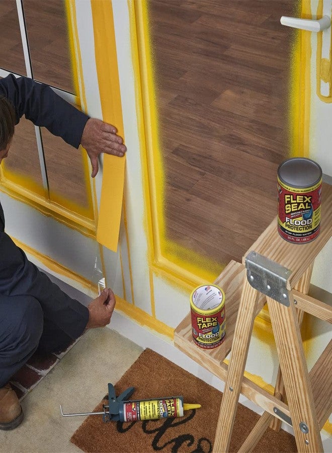Flex Tape Flood Protection, 3.75 in x 50 ft, MAX, Waterproof Rubberized Tape, Removable, Use on Windows, Doors, Garage Doors, Casings, Thresholds, Conduits, Vents, Ducts - Image 3