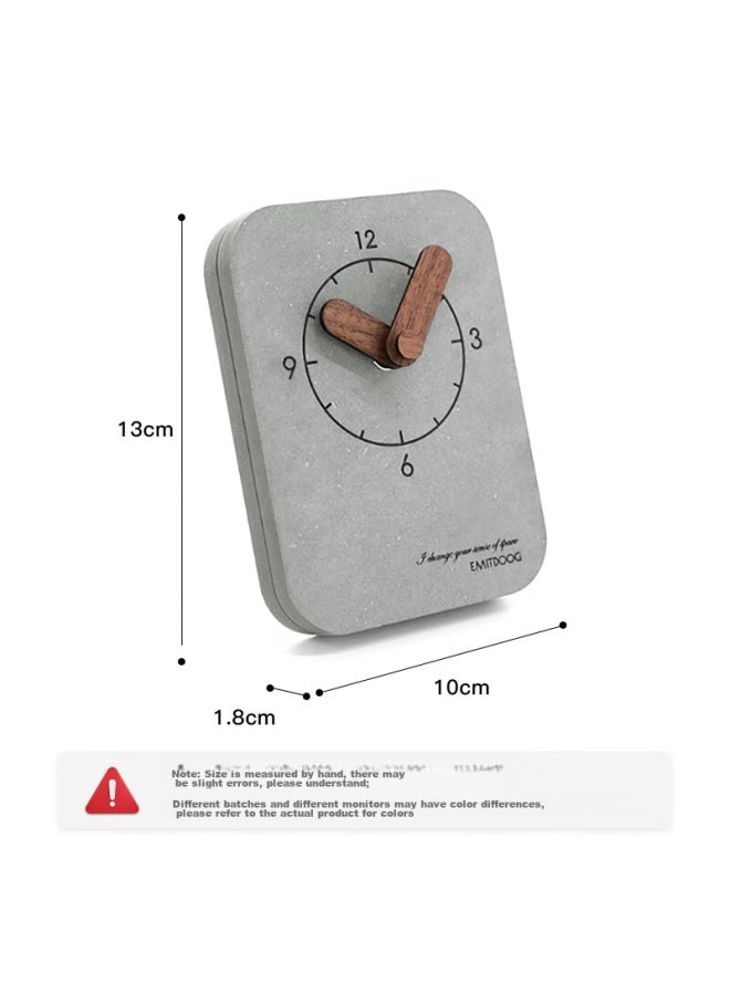 Cuttlefish Modouyu Silent Creative Clock, Desktop Living Room Bedroom High-end Table Clock, Birthday Gift - Image 1