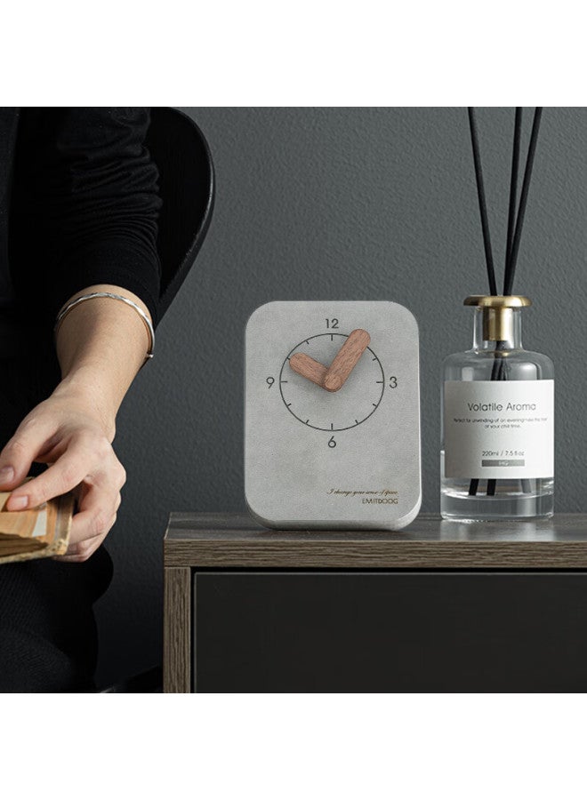 Cuttlefish Modouyu Silent Creative Clock, Desktop Living Room Bedroom High-end Table Clock, Birthday Gift - Image 3