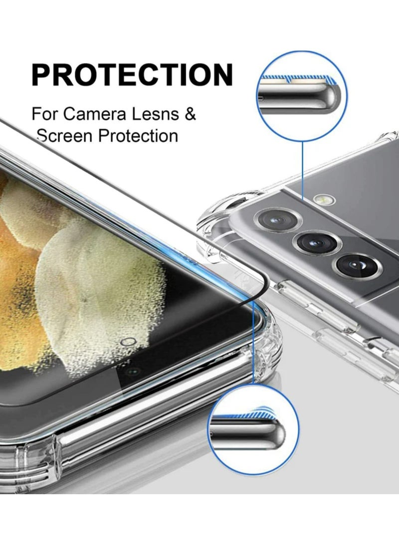 Max & Max Samsung Galaxy S23 Clear Case – Slim Soft TPU Protector with Anti-Scratch, Drop Protection & Full Coverage Lens – Clear - Image 4