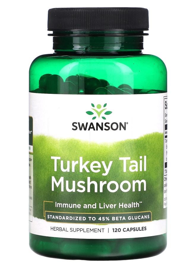 SWANSON Turkey Tail Mushroom 120 Capsules