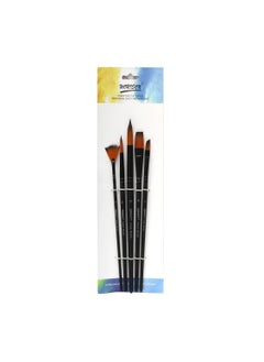 Worison Fine Paint Brush Nylon Hair Variety Style Short Rod Art Painting Brush for Art Supplies  - Image 1