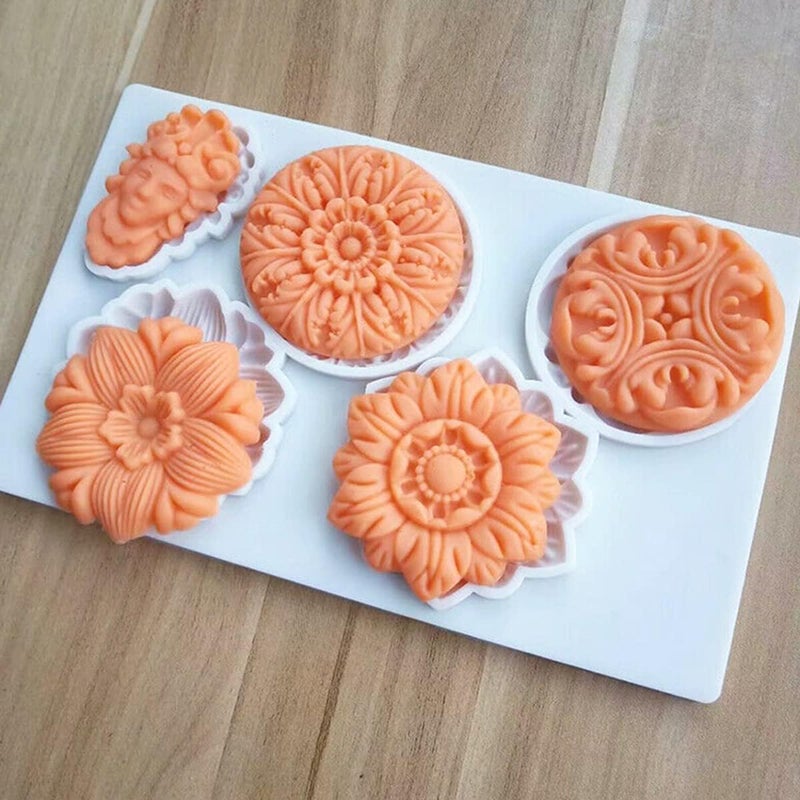 Ditya Crafts Vintage Flower Silicone Mold for Resin Clay Cake Brooch Making - Image 1