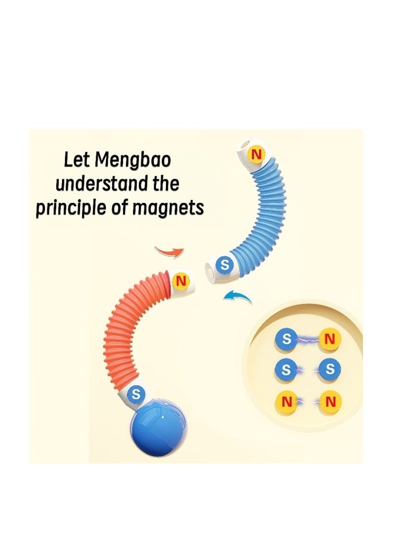 Magnetic Flexible Magnetic Tube Block 108-Pcs CH1456 - Image 4