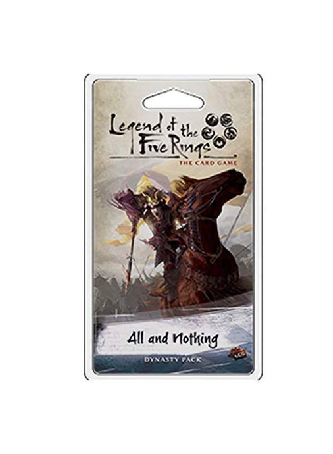 Fantasy Flight Games Legend Of The Five Rings Lcg All And Nothing - Image 1