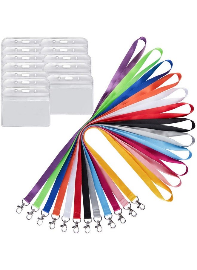 12 Pack Lanyard With Badge Holders Neck Office Lanyards For Id Holder 12 Colors Id Badges Holders Horizontal - pzsku/ZFB84398167DA81B3A037Z/45/_/1720701517/14b5262e-9016-4eef-8796-43056f64dd6e