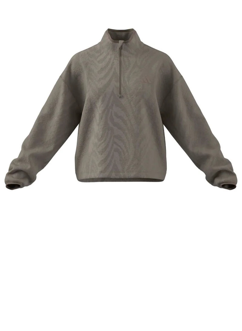 Aop Polar Fleece Sweatshirt
