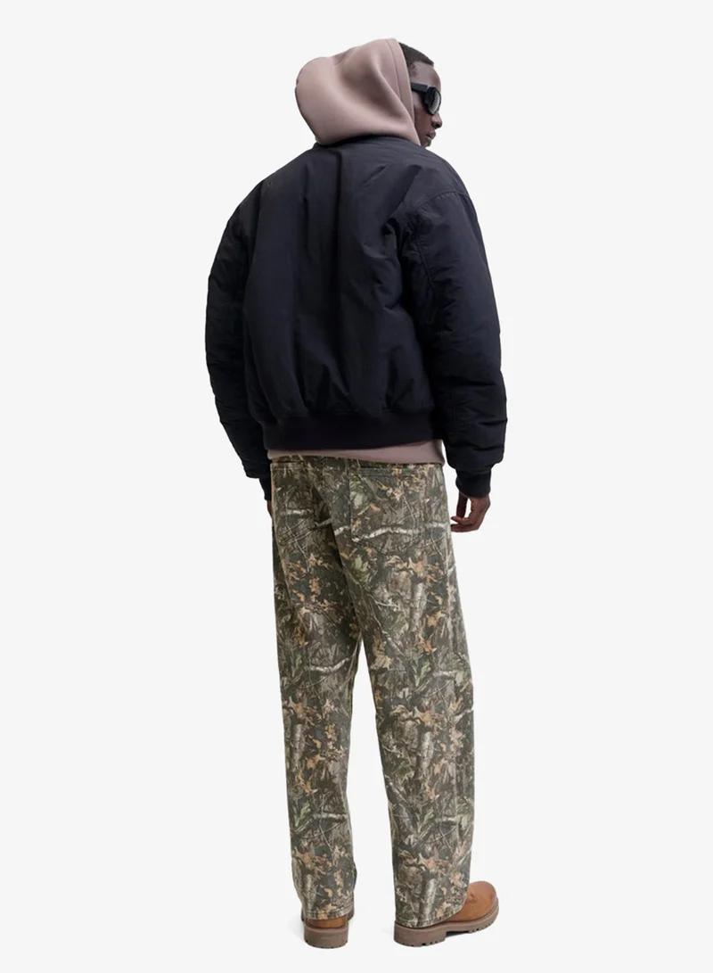 JACK & JONES Camo Print Baggy Trouser