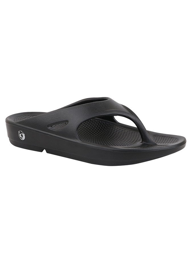 NEOZ Neoz Ultra Soft Women's Slippers with Cushion FootBed for Adult | Comfortable & Light Weight| Stylish & Anti-Skid| Waterproof & Everyday Flip Flops for Ladies/Girls, W-CLASSIC-NERO_5  - Image 2