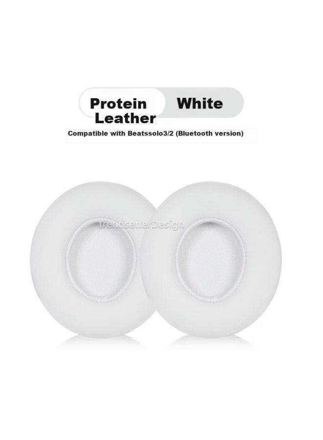 Trendsetter Replacement Ear Pads Cushions For Beats Solo3/solo2 Headphones - Compatible With Beats Solo Wireless Bluetooth Earphone Leather Earpads Sponge Covers - Image 1