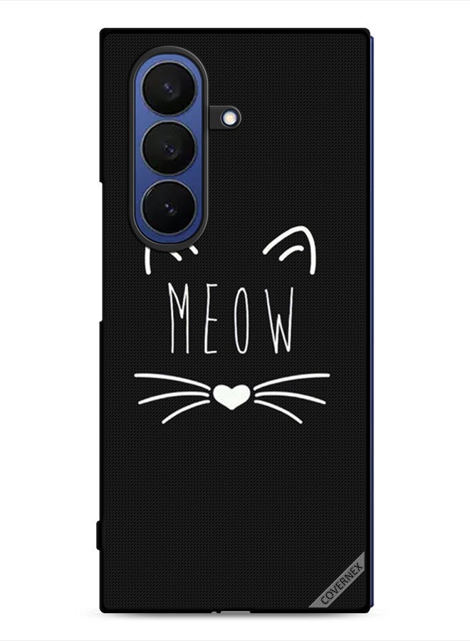 Covernex Samsung Galaxy Z Fold7 Protective Case Cover Meow - Image 1