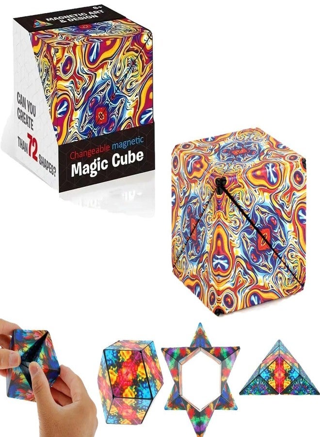vintak Shape Shifting Box, Extraordinary 3D Cube, Transforming Cubes Puzzle, Speed Cube Puzzle for Training the Brain, Puzzle Cube for Kids and Adults, Multicolor, Plastic Material - Image 4