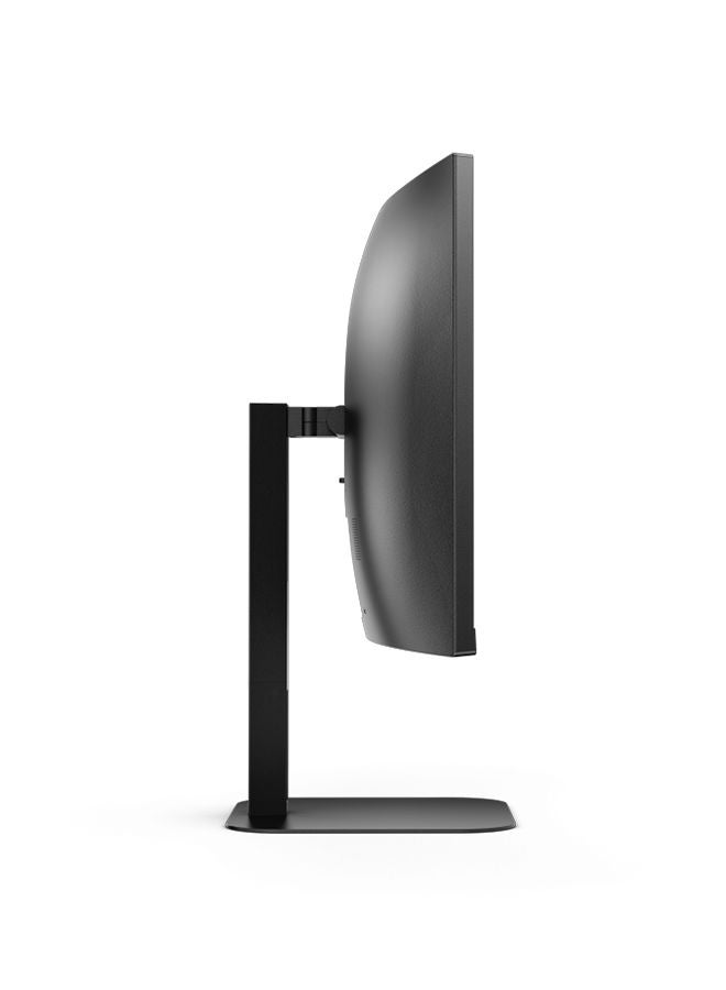 اي او سي شاشة منحنية بدون إطار مقاس 34 بوصة CU34V5CW/BK VA 100 هرتز UWQHD منفذ عرض HDMI USB C 2MP كاميرا ويب Windows Hello 5 وات وحامل قابل لضبط الارتفاع - Image 5