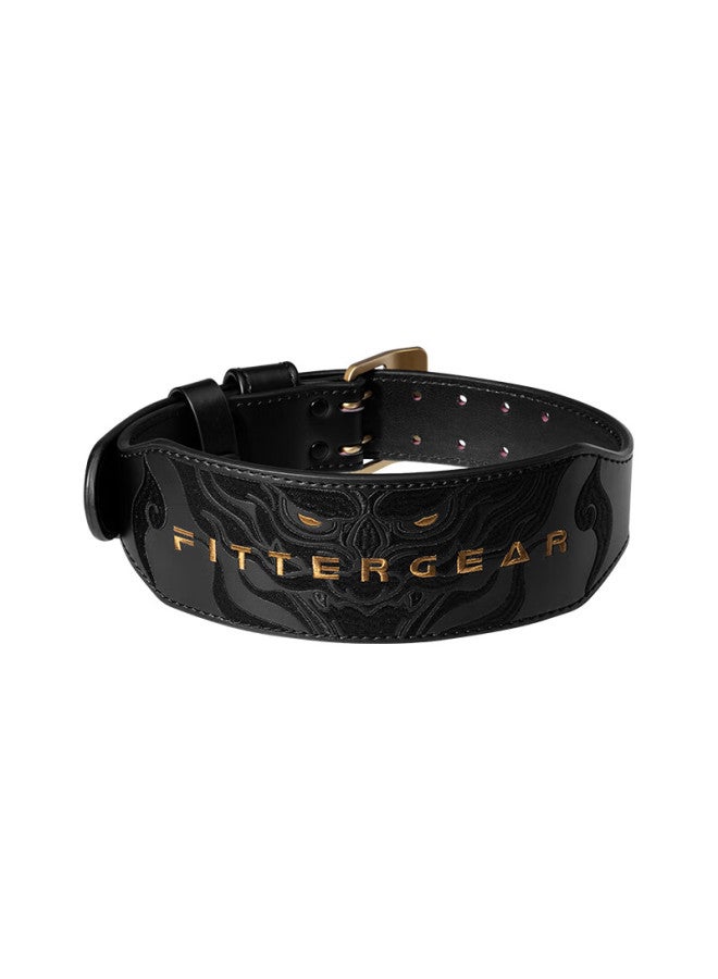 Fittergear حزام لياقة بدنية للخصر للرجال والنساء، جلد بقري لدعم القرفصاء والرفعة المميتة، معدات تدريب رفع الأثقال - Image 4