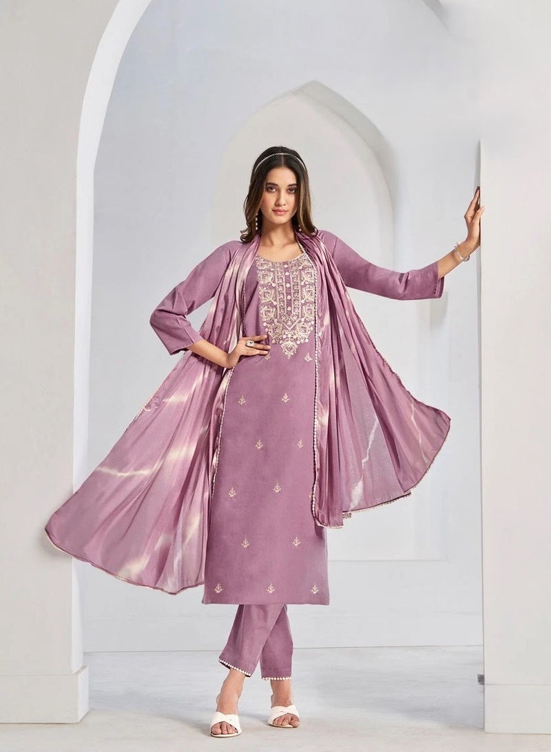 KURTI PANT WITH DUPATTA 