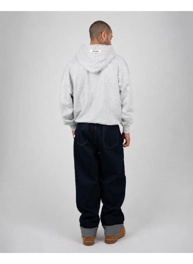 Prohibited Grey Melange College Hoodie  | Best Price UAE