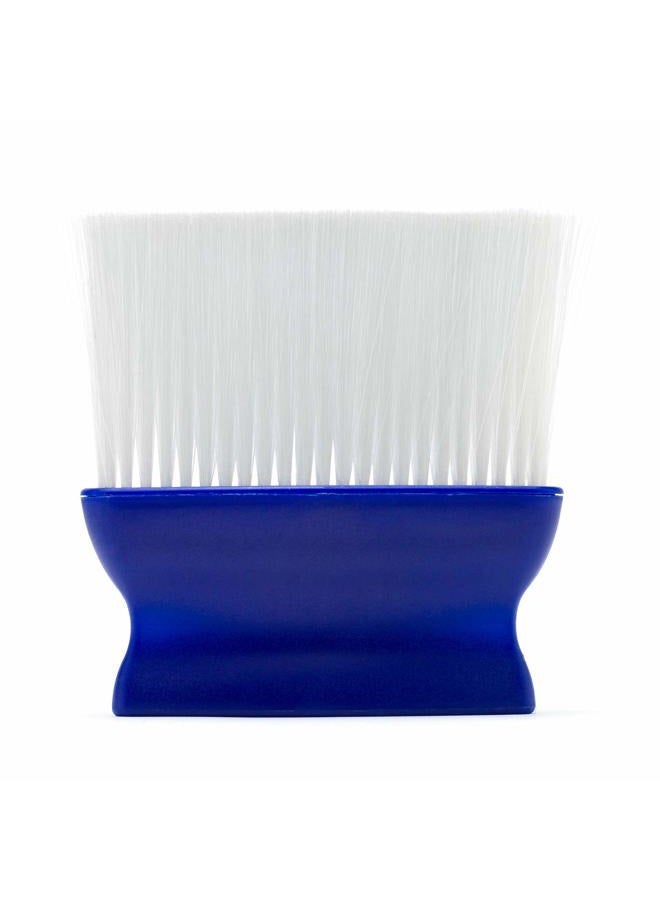 JOHNNY B. Professional Barber Neck Duster with Soft, Long Bristles, Blue - Image 2