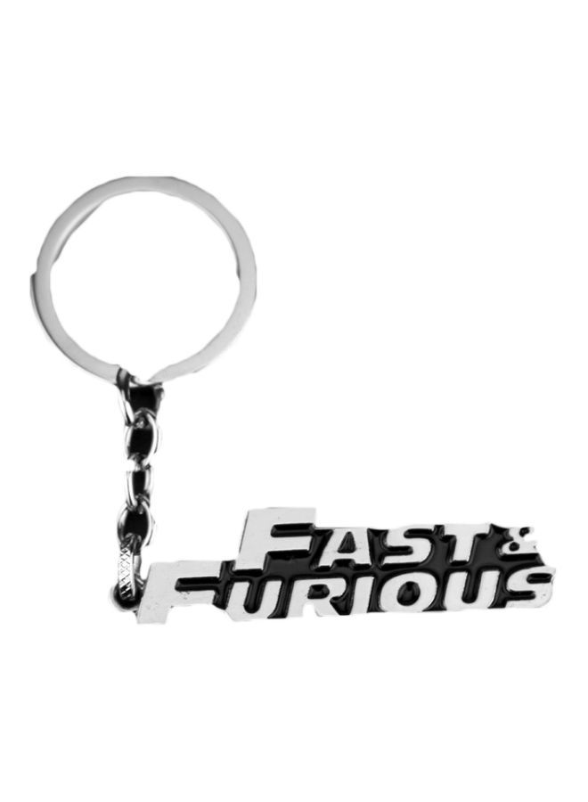 NIBEMINENT Fast Furious Cross Key Tags And Chain Antique Pewter - Image 2
