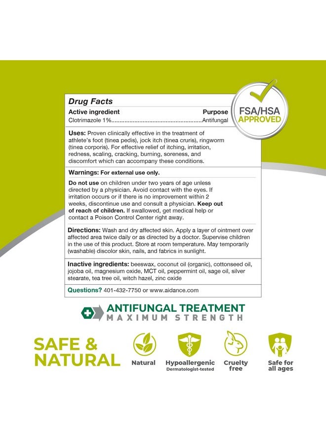 Terrasil terrasil Antifungal Cream MAX 6X, Clinically Proven Clotrimazole, Soothing Relief for Jock Itch, Athletes Foot, Fungal Yeast Infection, Ringworm, Tinea - Effective Treatment of Skin Fungus 1.7oz  - Image 5