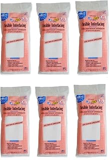 Pellon PLF36 Ultra Lightweight Fusible Interfacing, White, 15" x 3 Yards (6 pack) - Image 1