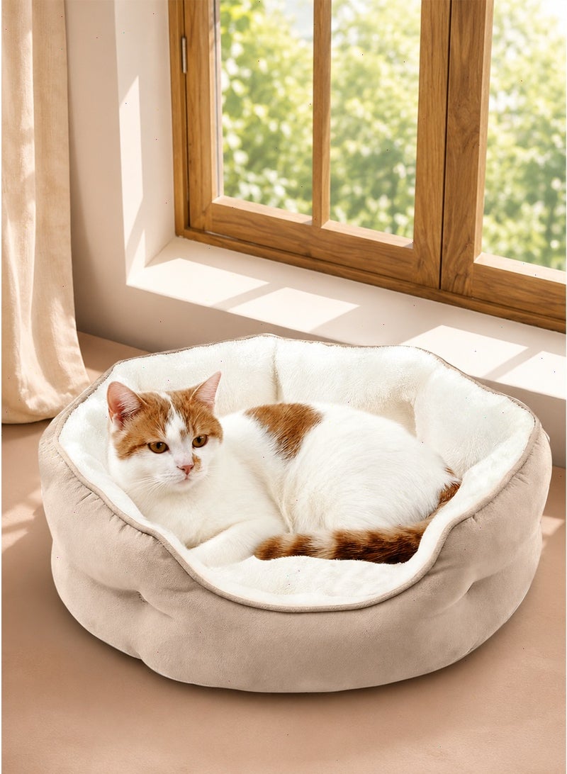 Pet Bed Orthopedic Sofa Ultra Comfortable Nonskid, Non-Slip Resistant Bottom Washable Calming Pet Mattress Couch Bedding for Cat Medium Small Dog Puppy Kitten - Image 1