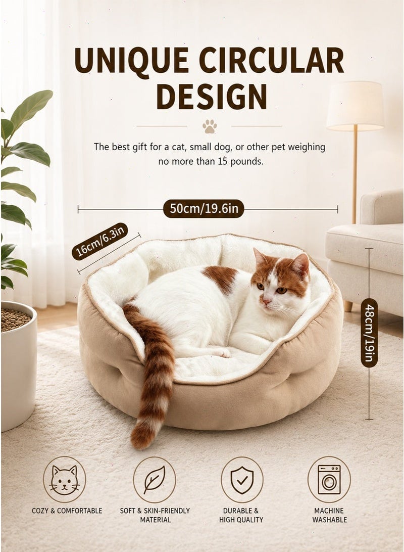 Pet Bed Orthopedic Sofa Ultra Comfortable Nonskid, Non-Slip Resistant Bottom Washable Calming Pet Mattress Couch Bedding for Cat Medium Small Dog Puppy Kitten - Image 2