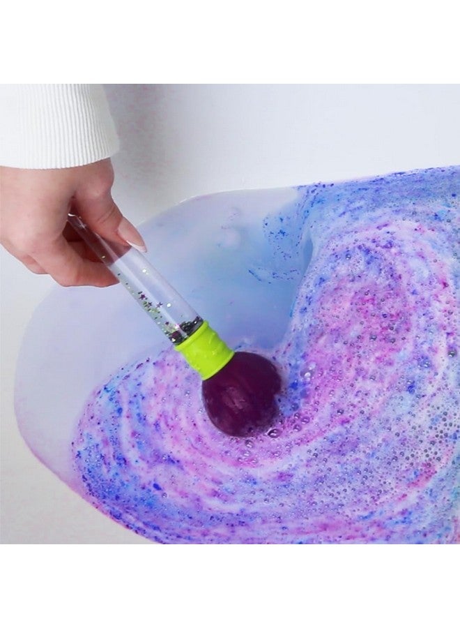 Zimpli Kids Baff Bombz Magic Brush, 4 x Bath Bombs, Magically Paint Your Bath Water, Creative Bath Toy for Children, Birthday Gifts for Boys & Girls, Pocket Money Toy, Moisturising Bath Fizzers - Image 4