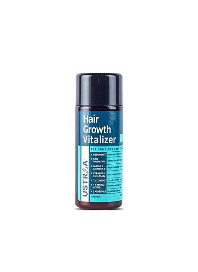 Ustraa - Hair Vitalizer Kit (Dermatologically Tested Hair Vitalizer Shampoo 250Ml & Clinically Tested Hair Growth Vitalizer 100Ml) Hair Growth Pack Helps In Hair Growth Reduces Hairfall - Image 1