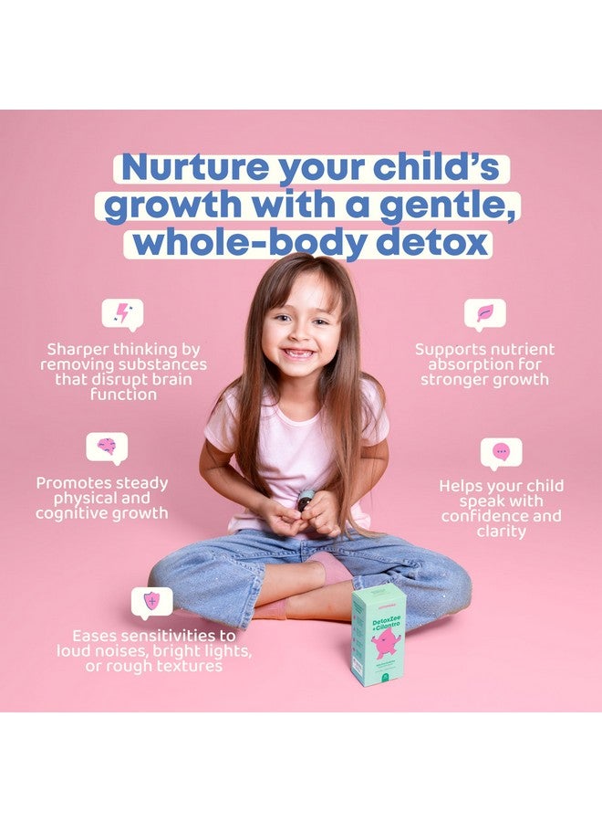JoySpring DetoxZee Cilantro Drops for Kids - Natural Detox Support with Zeolite & Cilantro Extract - Gentle Whole-Body Cleanse for Children & Toddlers - Kid-Friendly Liquid Detox, 30 Servings - Image 2