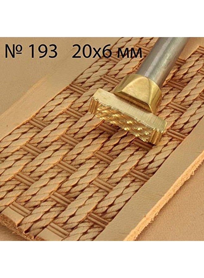 DandS ltd Leather Stamp Tool Stamping Working Carving Punches Tools Craft Saddle Brass #193 - Image 5