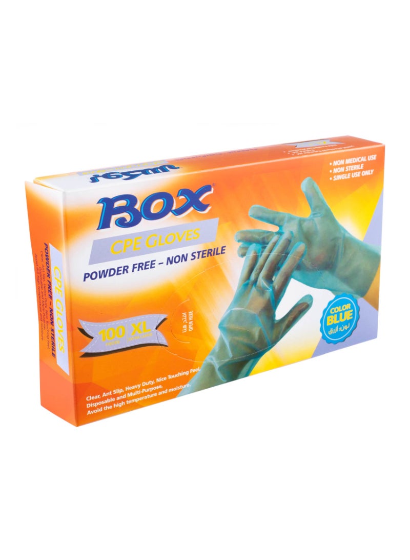 Orinex Box CPE gloves XL 100pieces - Image 1