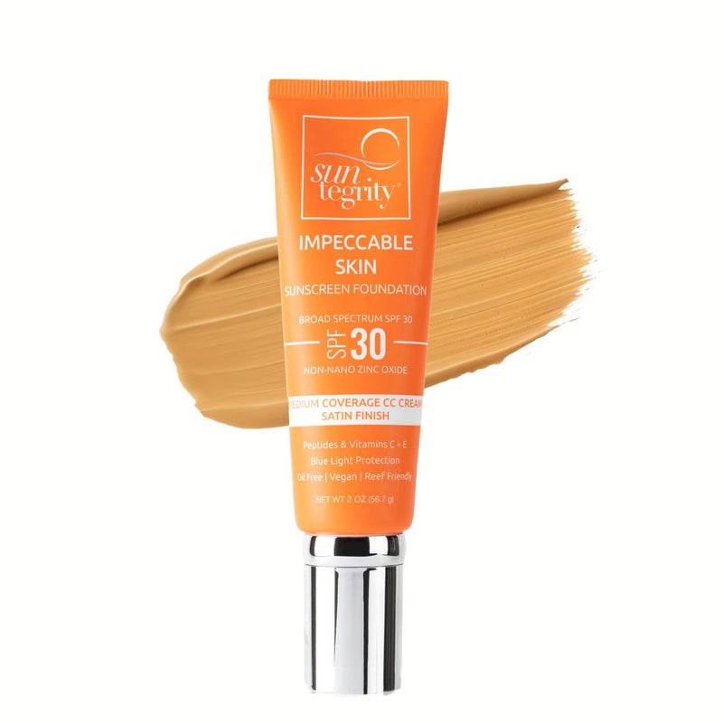 Suntegrity Impeccable Skin - Tinted Sunscreen, Broad Spectrum SPF 30 (Sand) - 2 oz - Image 2
