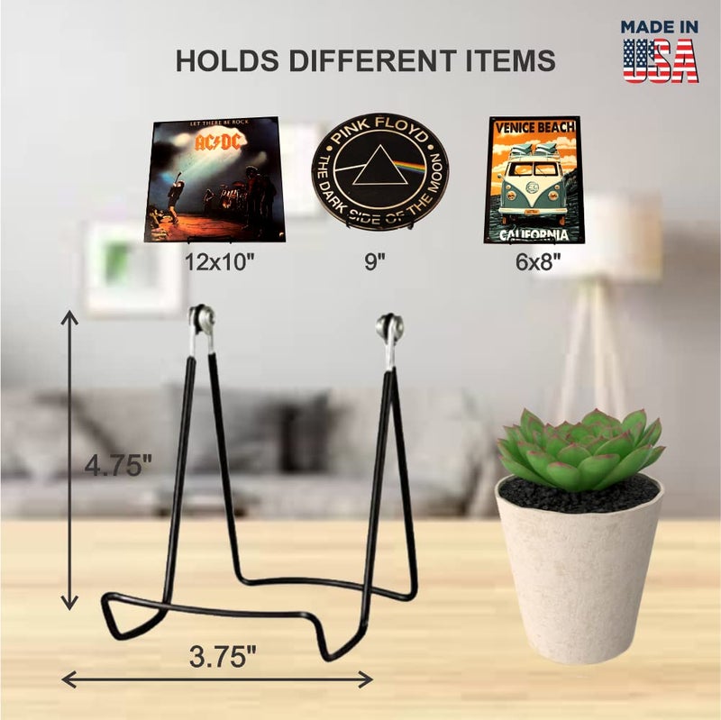 Kingdom Solutions Made In Usa 12-Pack Sturdy & Durable Adjustable Metal Easels To Display Books  Frames  Comics  Plates & More - Unique On The Market - Image 2