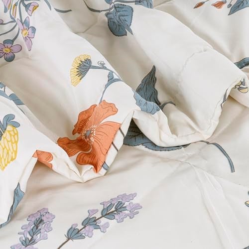 CHANDRAVATI 240 GSM Microfiber Reversible AC Comforter/Quilt/Duvets/Summer Blanket for Double Bed King Size [230x250 cm] (Cream) - Image 2