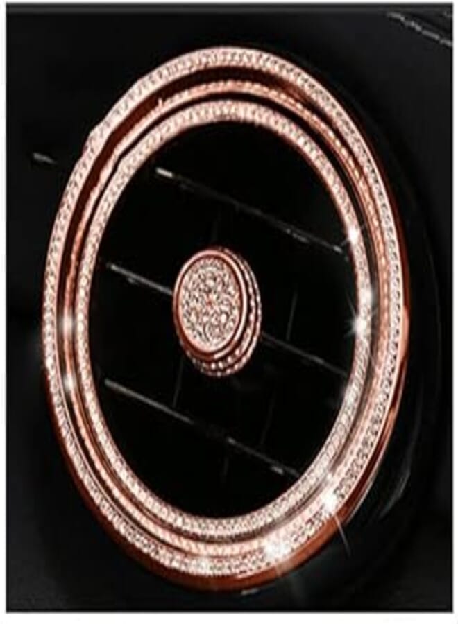 Inner Tire Decoration Accessory Compatible with Mercedes E Class 2016 to 2019 - 6 Pieces (Rose Gold)