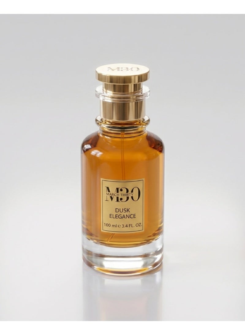 March Thirty M30 Dusk Elegance EDP Unisex Perfume 100ml – Oud, Rose, Amber, Warm Spicy Notes - Image 1