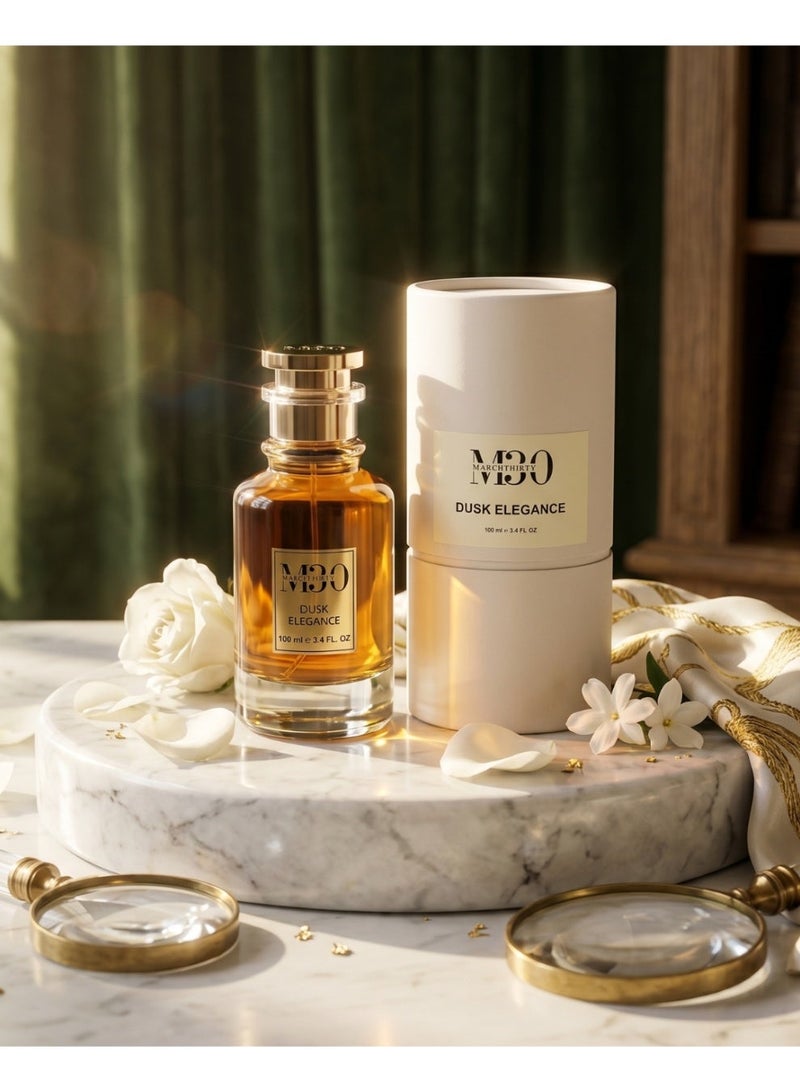 March Thirty M30 Dusk Elegance EDP Unisex Perfume 100ml – Oud, Rose, Amber, Warm Spicy Notes - Image 5