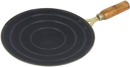 PGen Size 10 Inches Small Traditional Iron Desi TawaPan for Dosa Roti Chapati Bhakri for Home and Professional Use Roti Tawa with Handle - Image 1