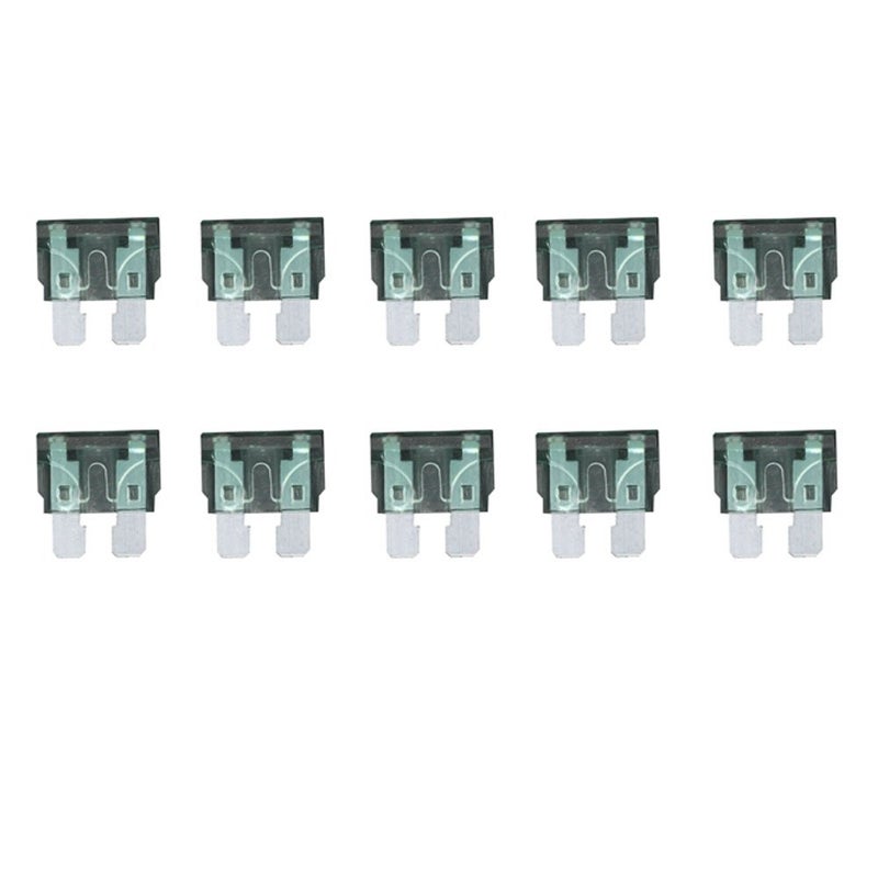 CNLW 10PCS 1A Medium Size Auto Automotive Fuse Blade Insurance Insert The Insurance of Xenon lamp Piece Lights - Image 2